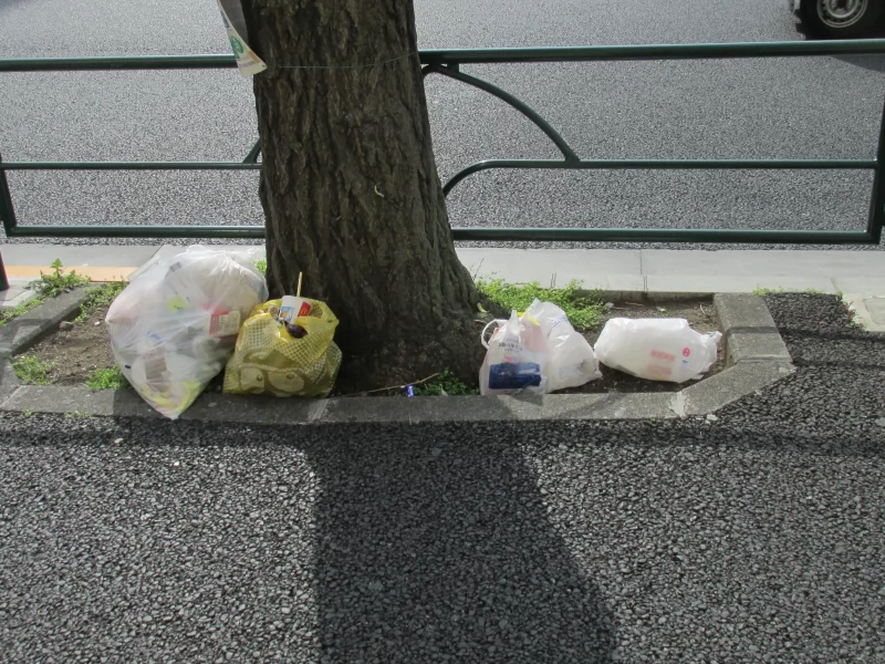 В Японии запрещено прикасаться к чужому мусору